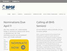 Tablet Screenshot of bpsf.org